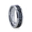 SEPTARIAN Tungsten Carbide Ring with Beveled Edges and Metal Swirl Dragon Inlay Thorsten - 8 mm