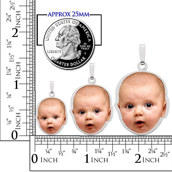 Photo Outline Pendant or Charm Jewelry