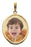 Small Oval w/Bezel Frame Photo Pendant Jewelry