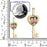 Heart Key Photo Pendant Jewelry