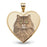 Heart with Border Photo Pendant Picture Charm Jewelry