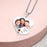 Double Heart Photo Pendant w/ Personalized Front Engraving Jewelry
