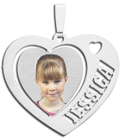 Heart with One Name Pierced Jewelry
