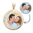 Custom Photo Engraved Round Charm or Pendant Jewelry