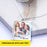 Personalized Polaroid Style Photo Engraved Necklace Jewelry
