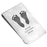 Money Clip with 2 Footprints