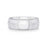 VIVID Silver Polished Finish Domed Wedding Band - 4mm & 8mm